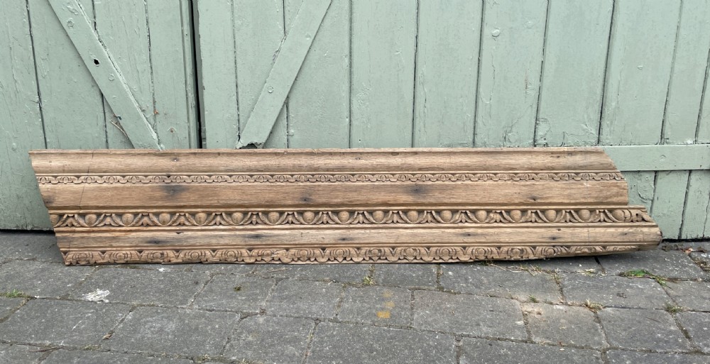 Section of Georgian carved oak cornice View II