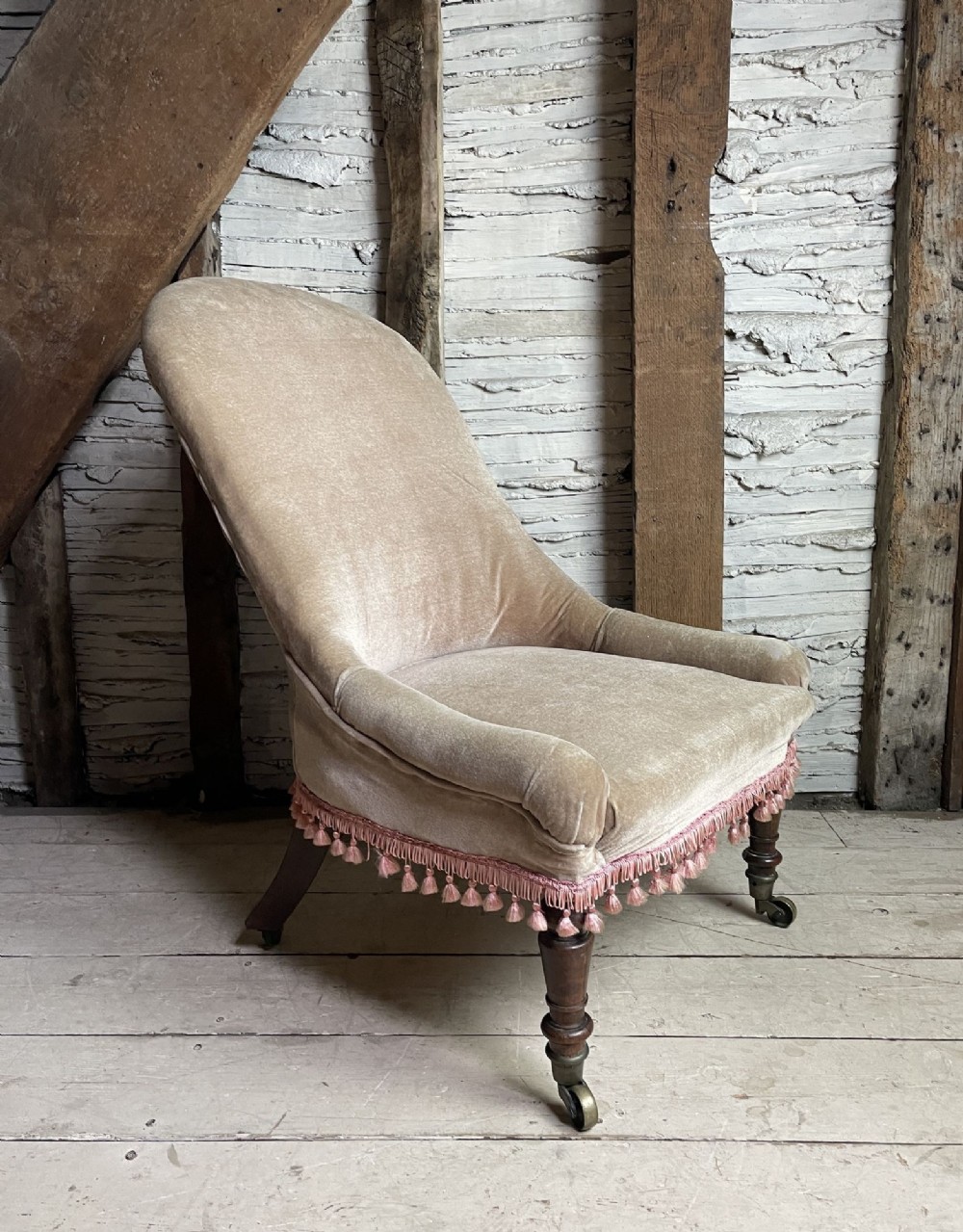 Victorian Spoon Back Occasional Chair