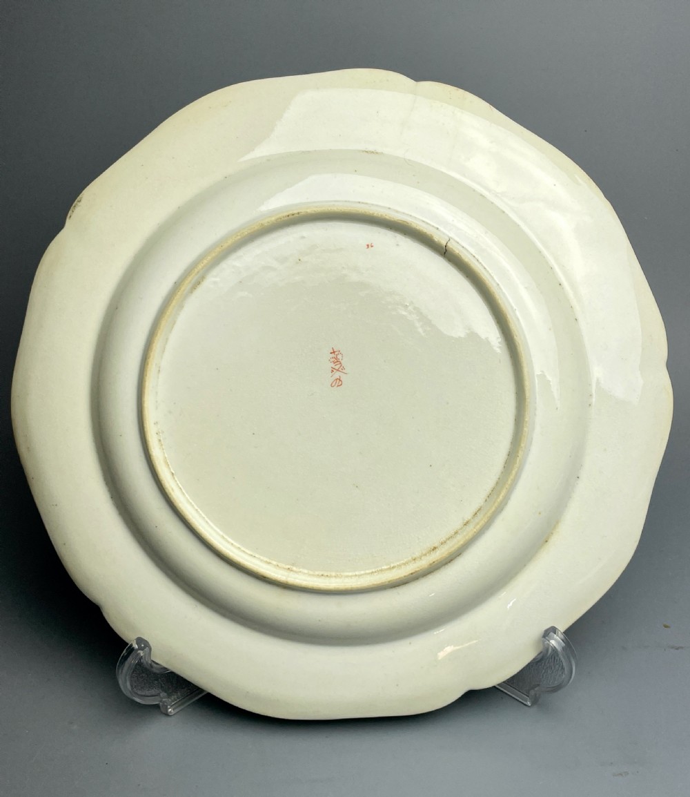 Pair of Derby porcelain botanical plates, circa 1820 View IV