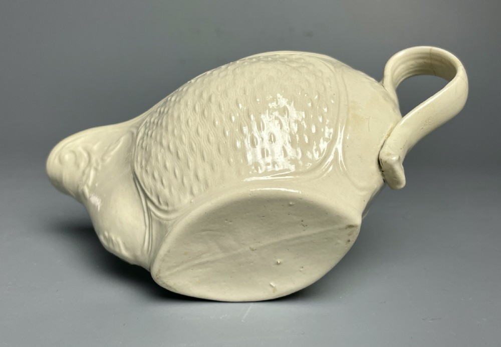 Staffordshire saltglaze sauce boat circa 1760 View IV