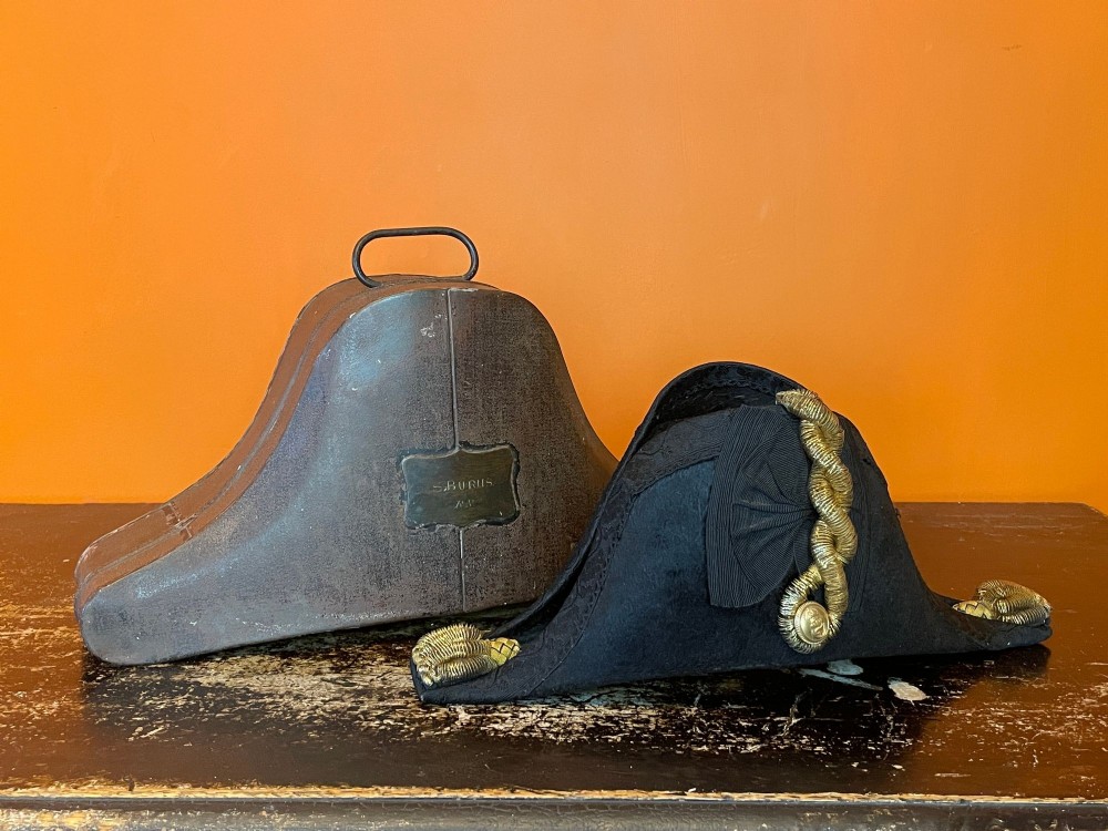 Victorian Regulation Royal Navy Bi-Corn Hat & Transit Case
