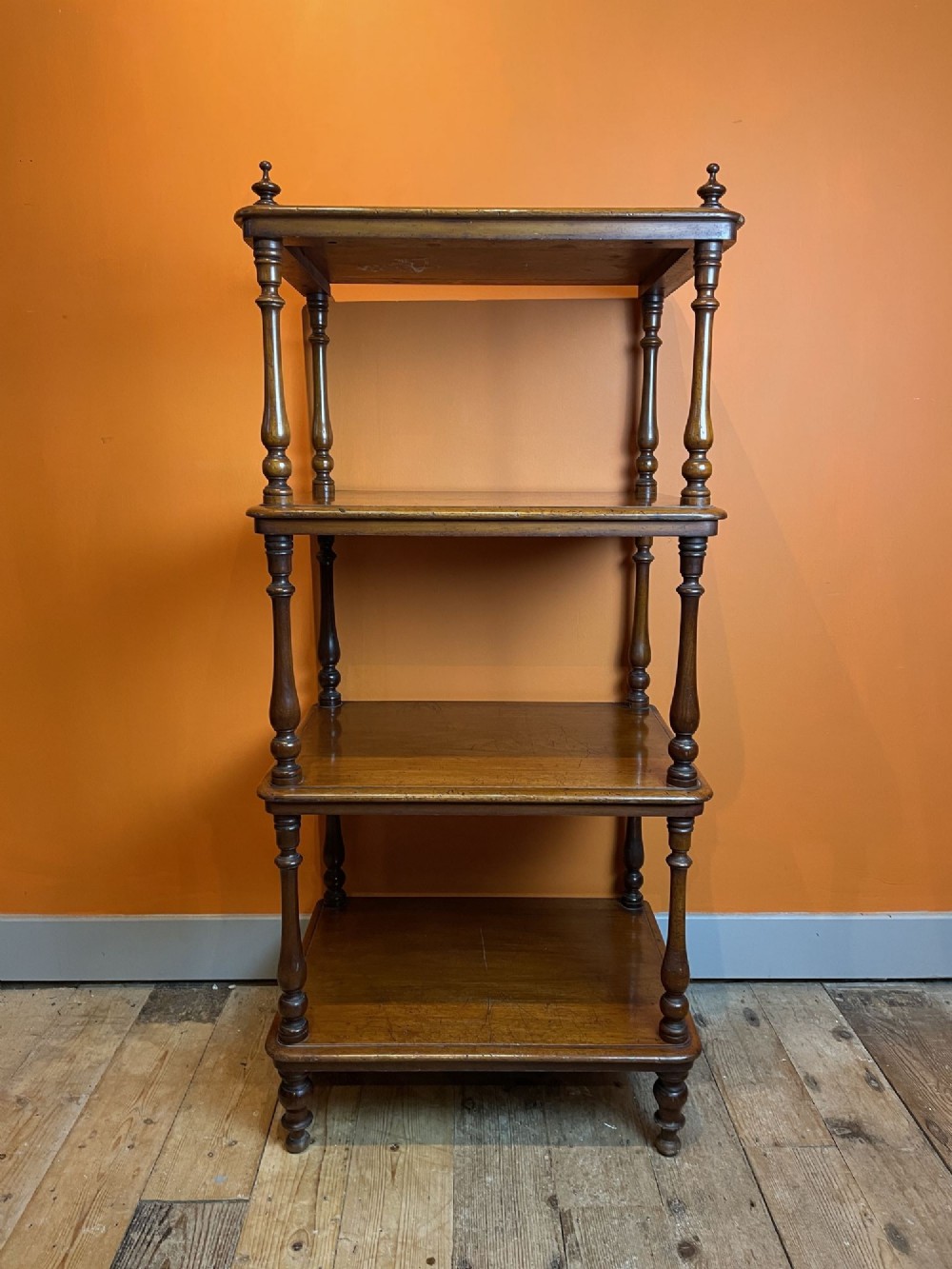 Victorian Mahogany Four Tier Whatnot