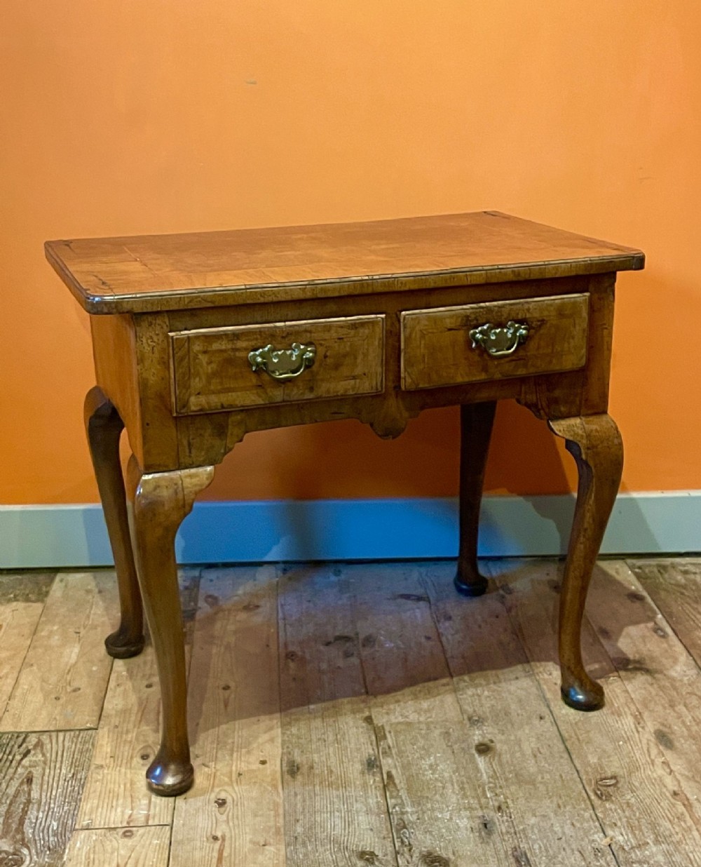 George II Walnut Lowboy