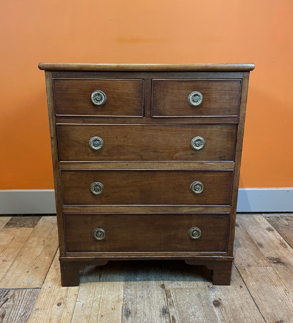 Antique Mahogany Chest of Drawers of Small Proportions