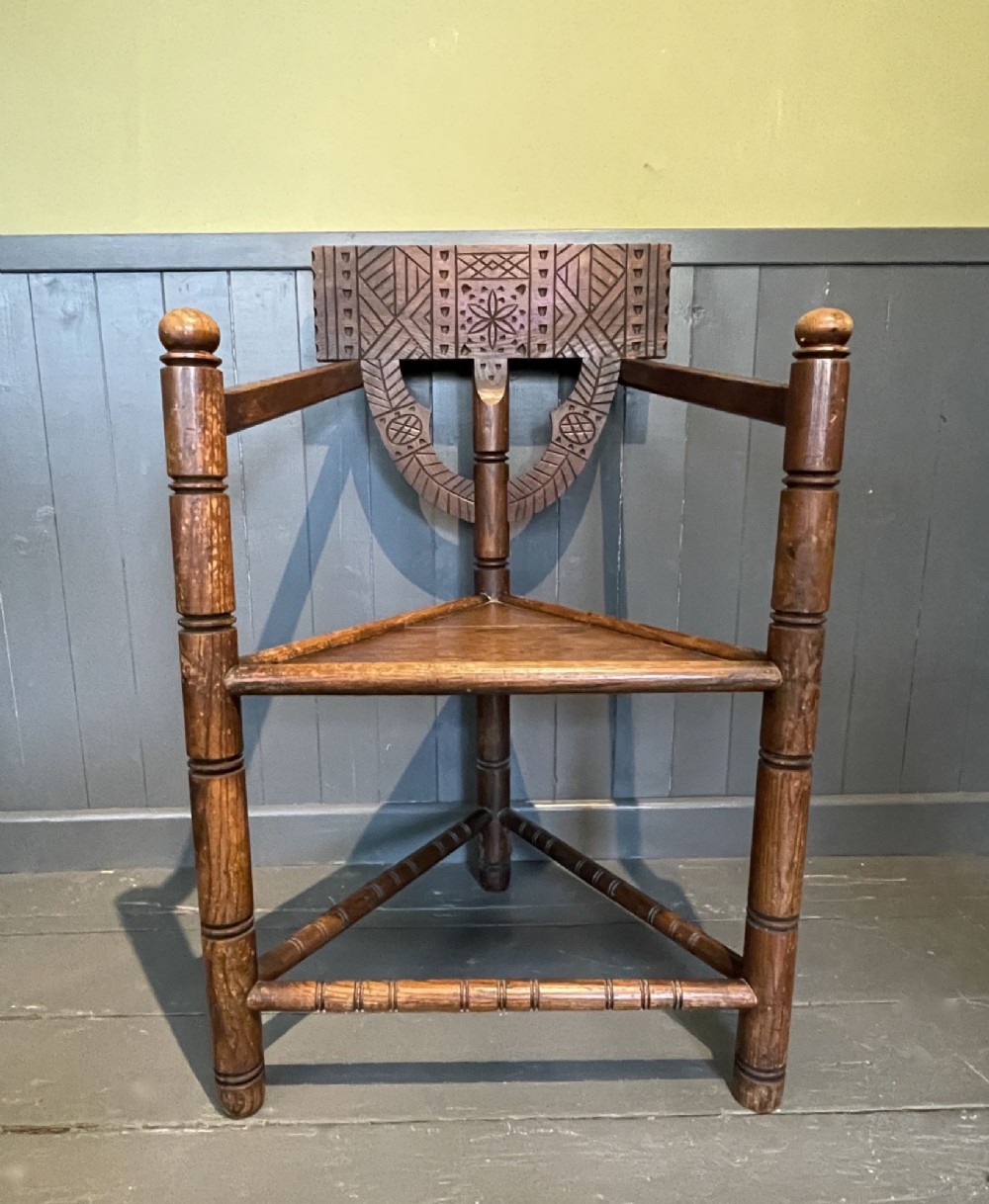 Victorian Oak Turners Chair