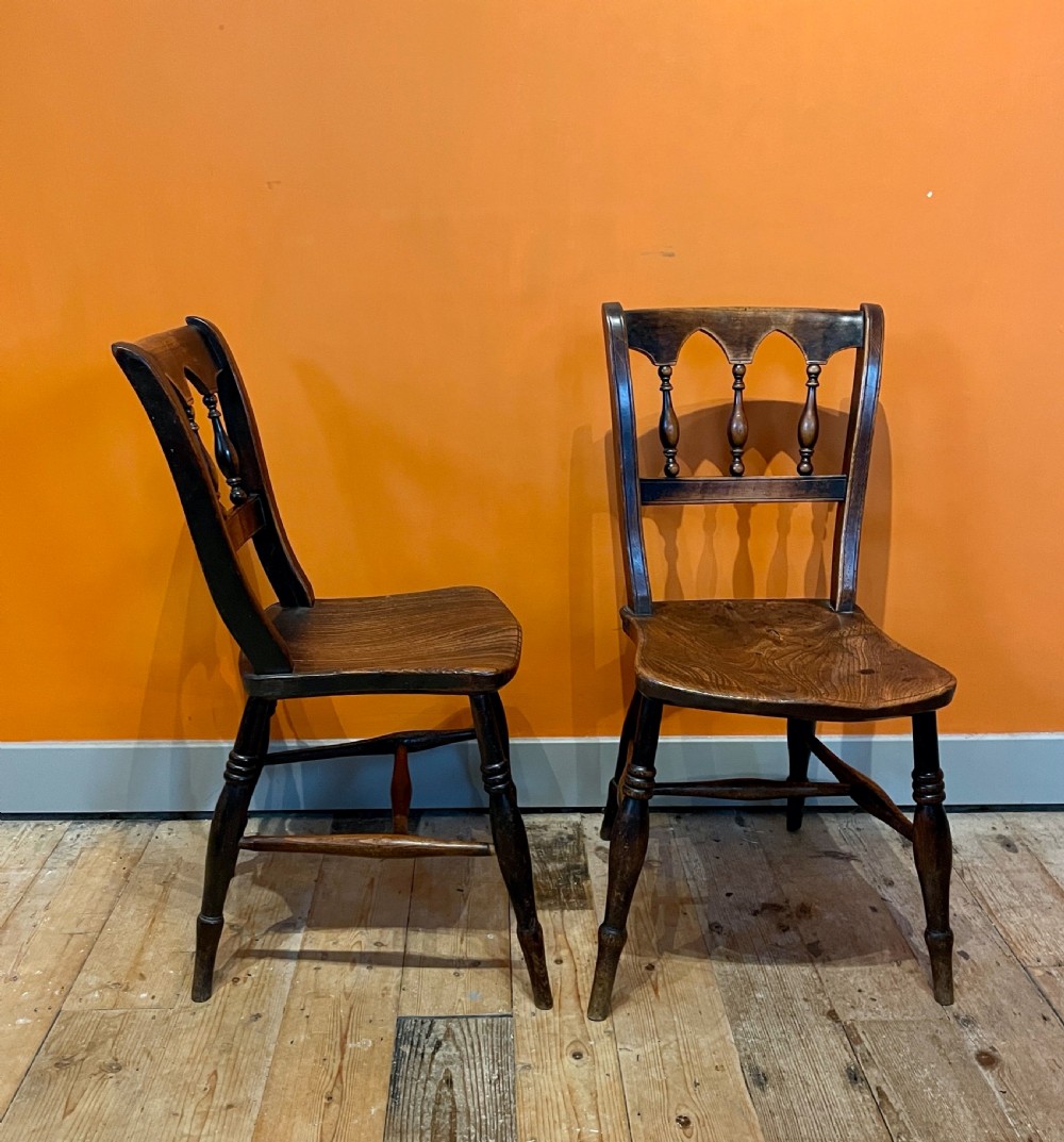 Set of eleven mid 19th century Dining / kitchen chairs View XII
