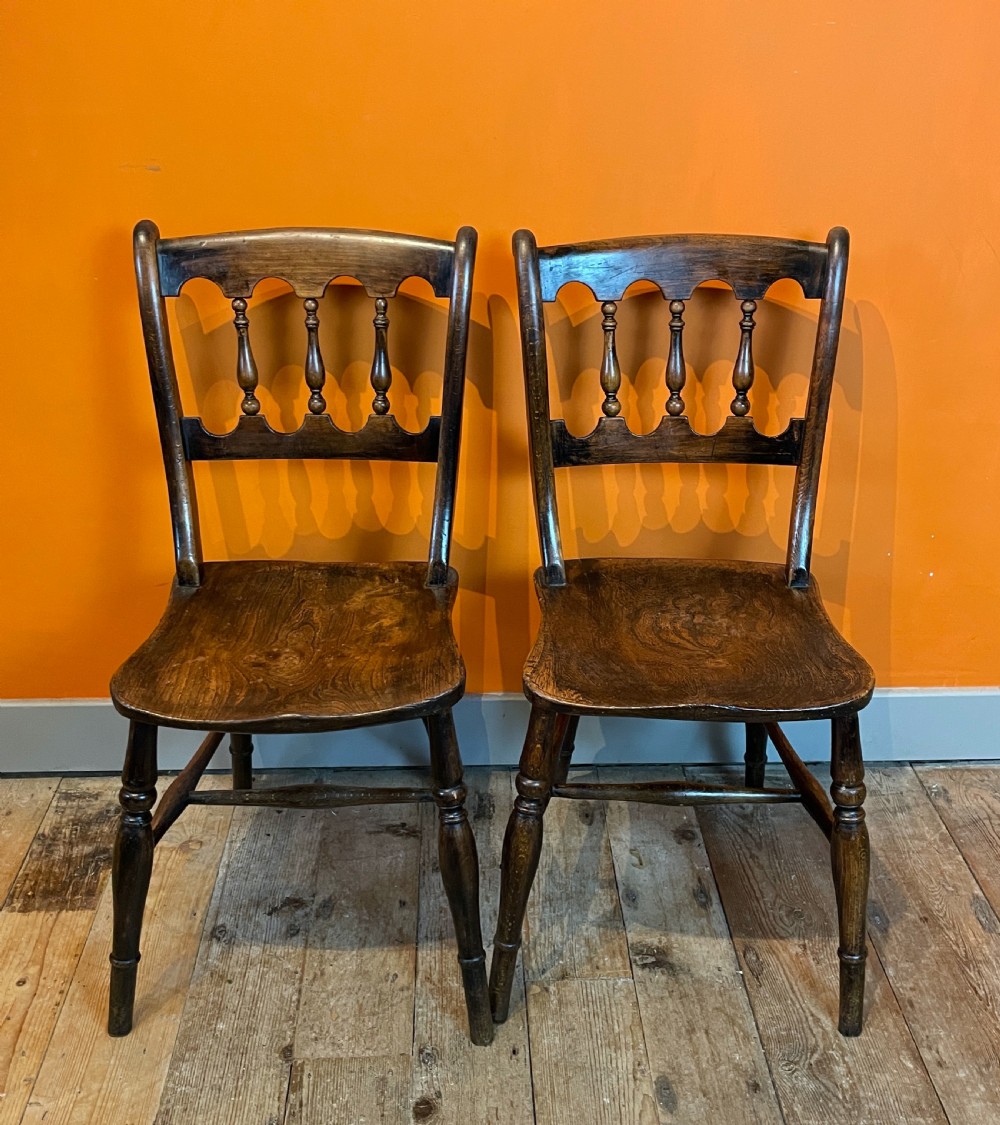 Set of eleven mid 19th century Dining / kitchen chairs View XIV