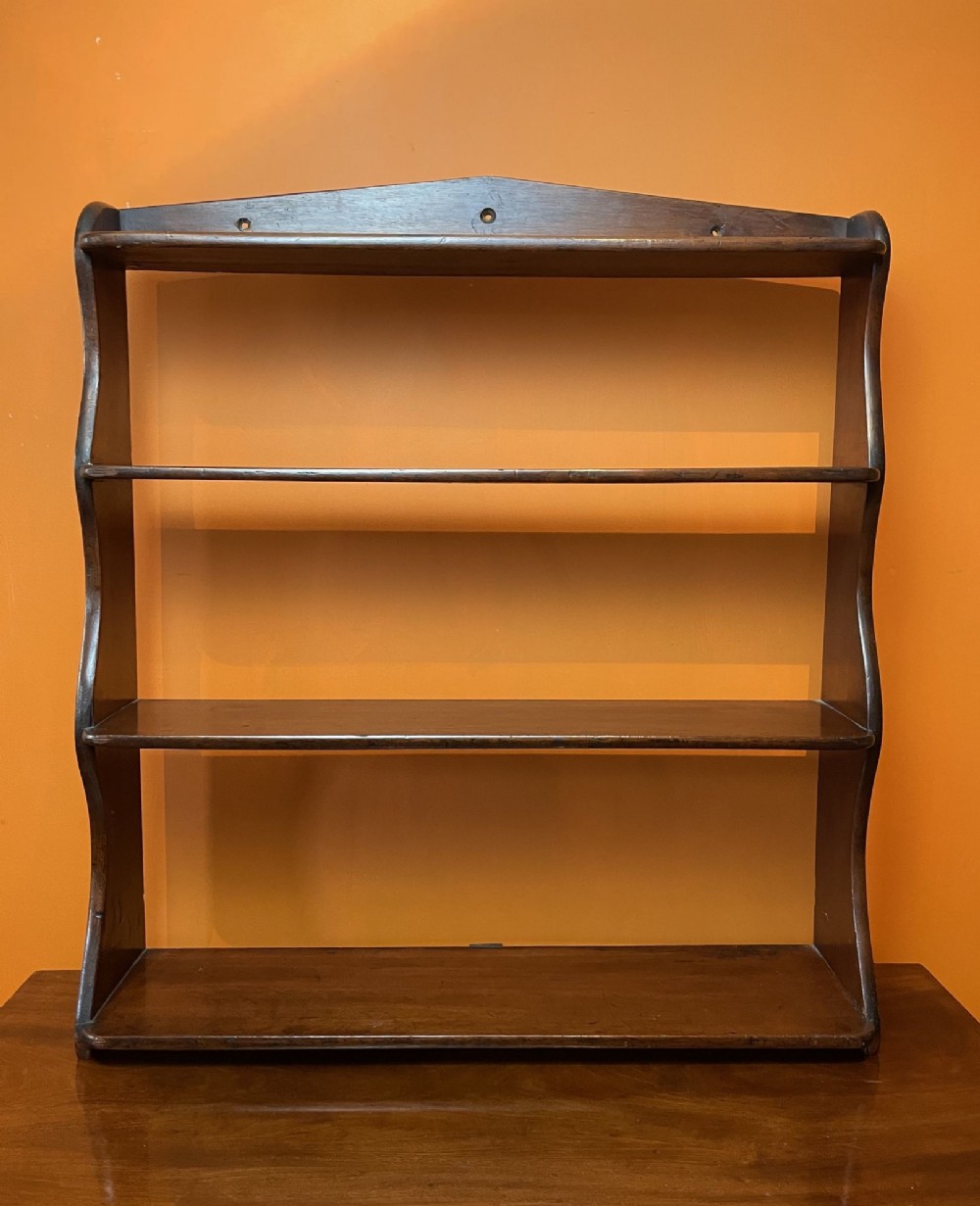 Victorian Mahogany Four Tier Wall Shelf