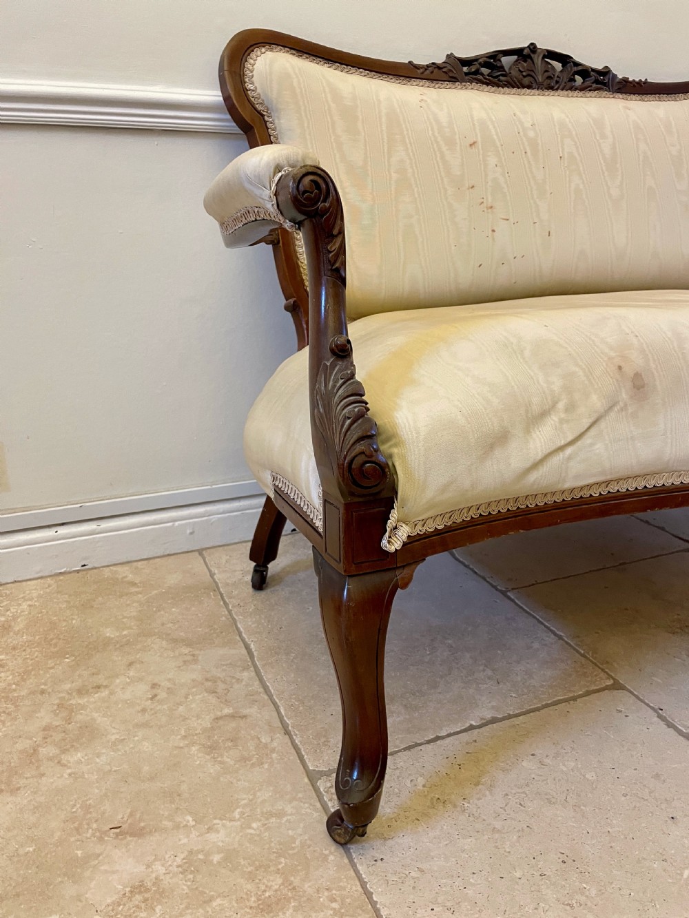 Victorian Mahogany Two Seat Sofa View III