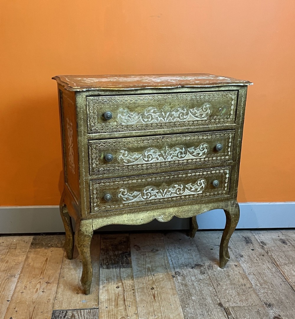 Italian Venetian Giltwood Chest of Drawers