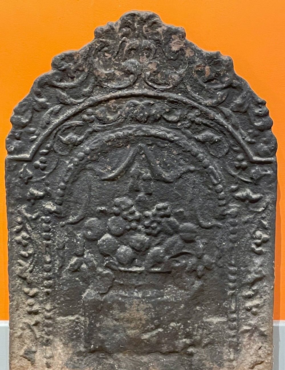 19th century cast iron fireback View III