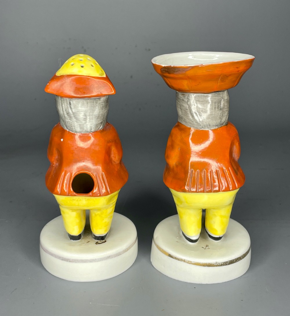 Novelty Toby Philpott Salt & Pepper Condiments by Samson of Paris View III