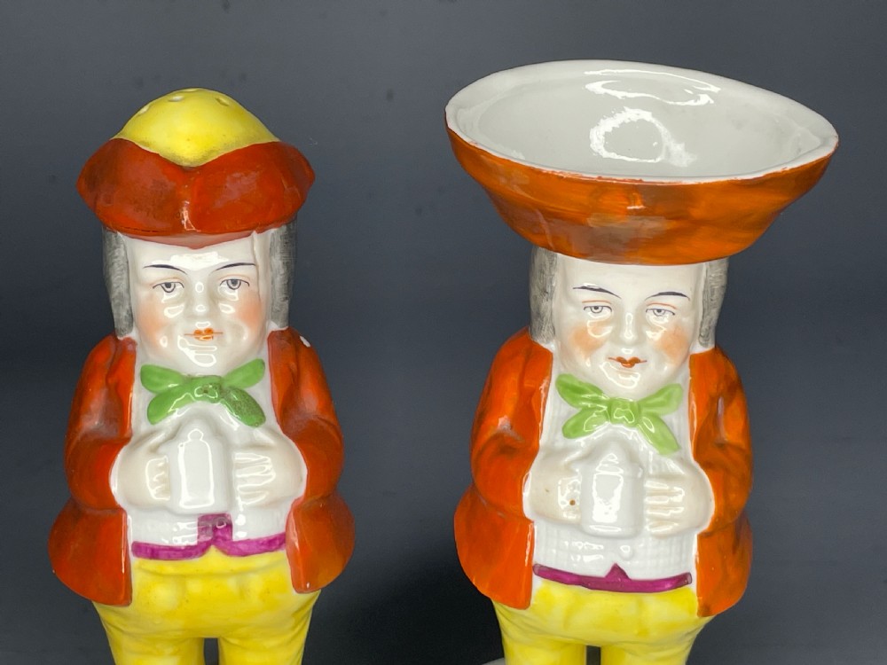 Novelty Toby Philpott Salt & Pepper Condiments by Samson of Paris View VI