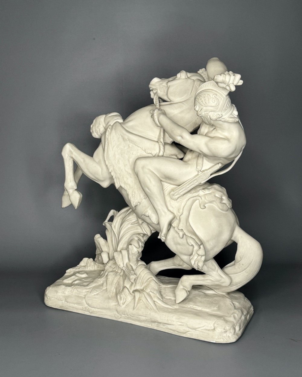 Minton Parian Figure of Theseus modelled by Carrier-Belleuse View II