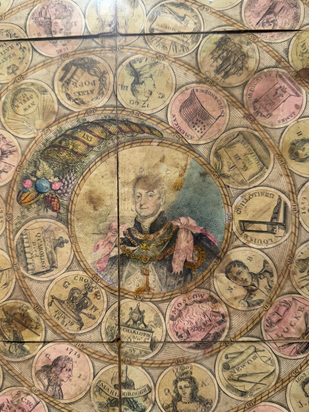 Historial Pastime. A New Game of the History of England 1831 View VII
