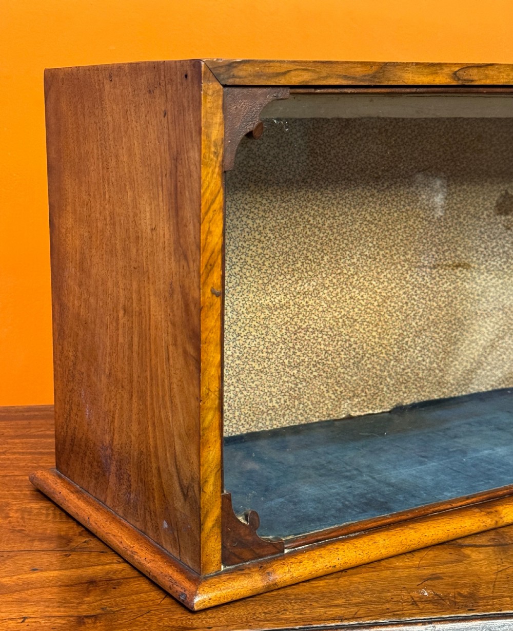 Victorian glazed mahogany table top shop display cabinet View IV