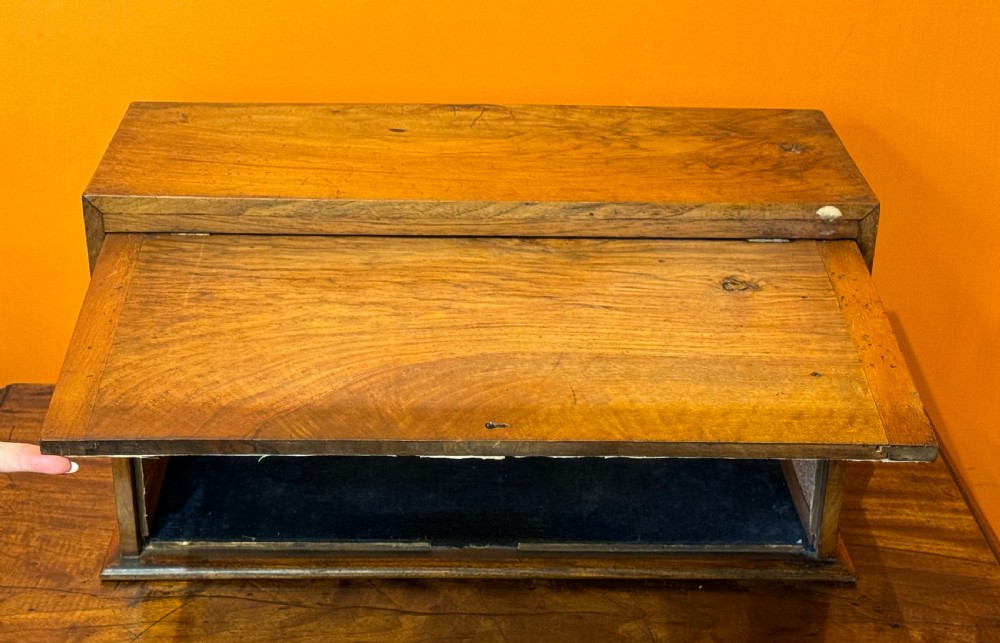 Victorian glazed mahogany table top shop display cabinet View VII