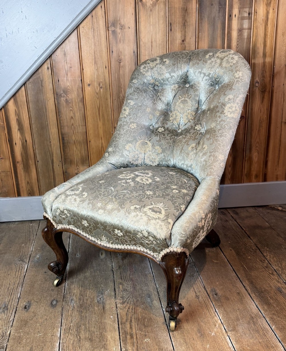 Victorian Button Back Occasional Chair
