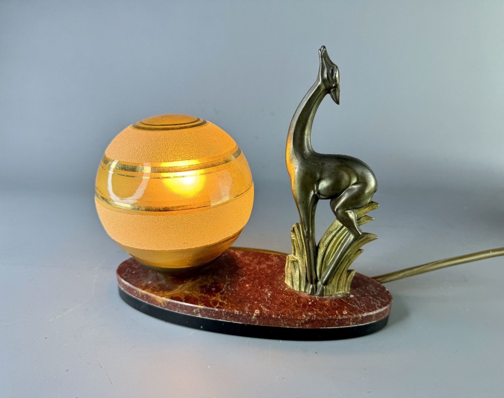 French Art Deco Table Lamp