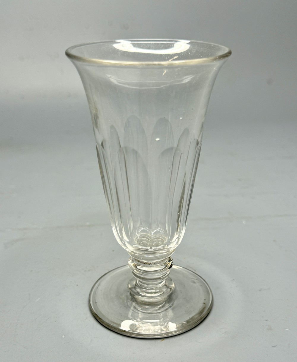 Georgian Slice Cut Jelly Glass