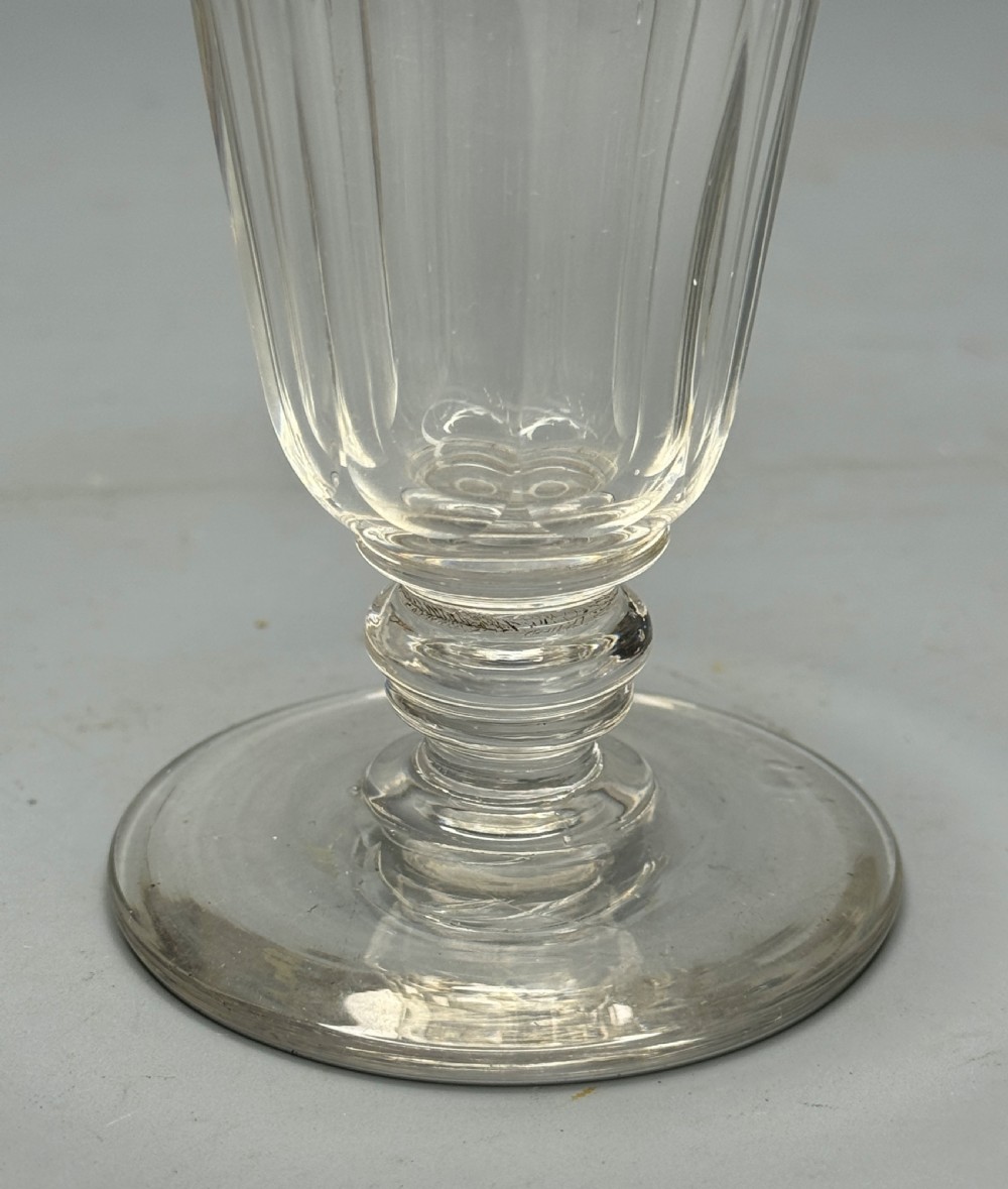 Georgian Slice Cut Jelly Glass View II