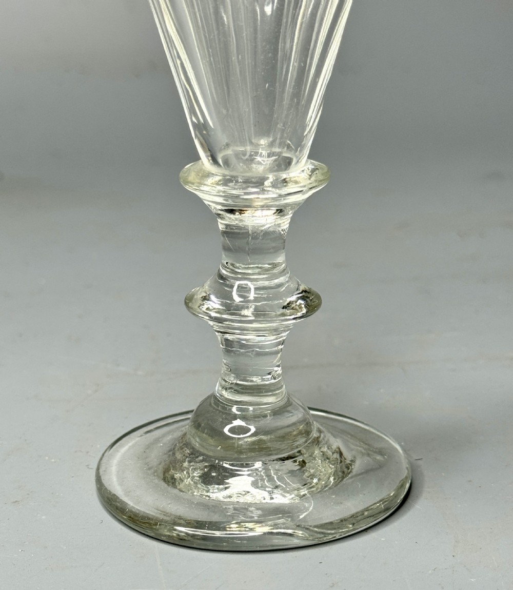 Victorian slice cut port or sherry glass View III