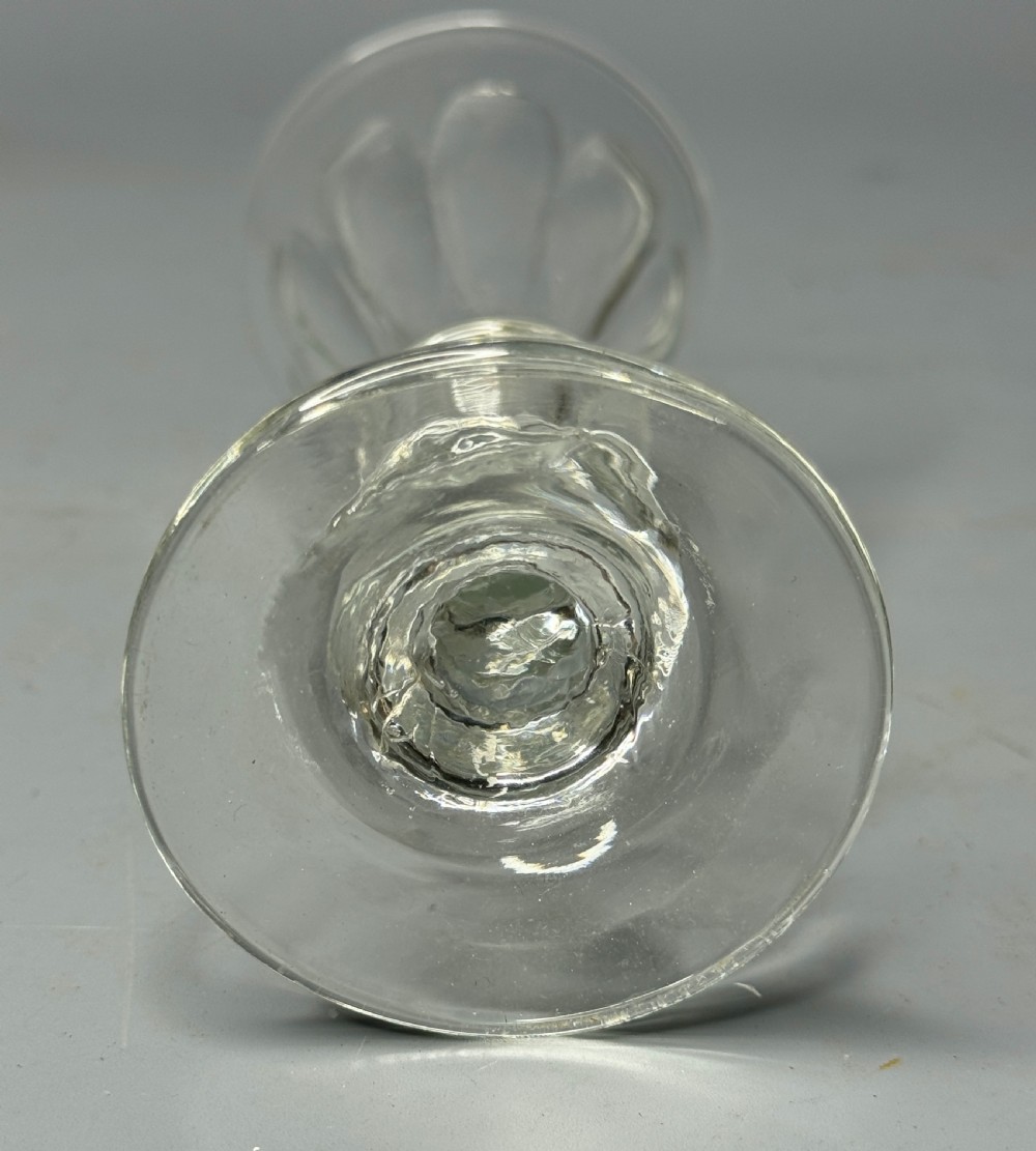 Victorian slice cut port or sherry glass View IV