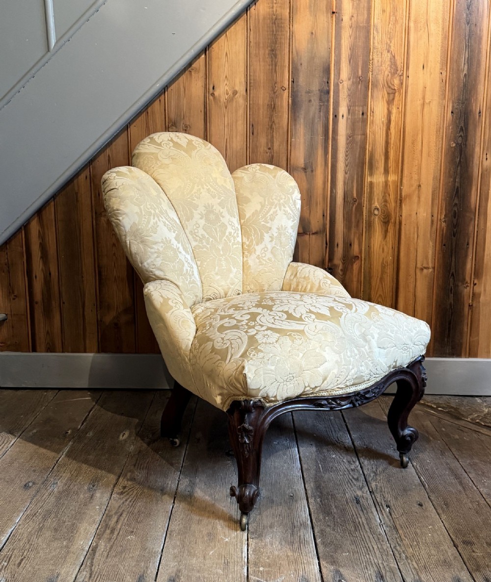 Victorian Shell Back Occasional Chair