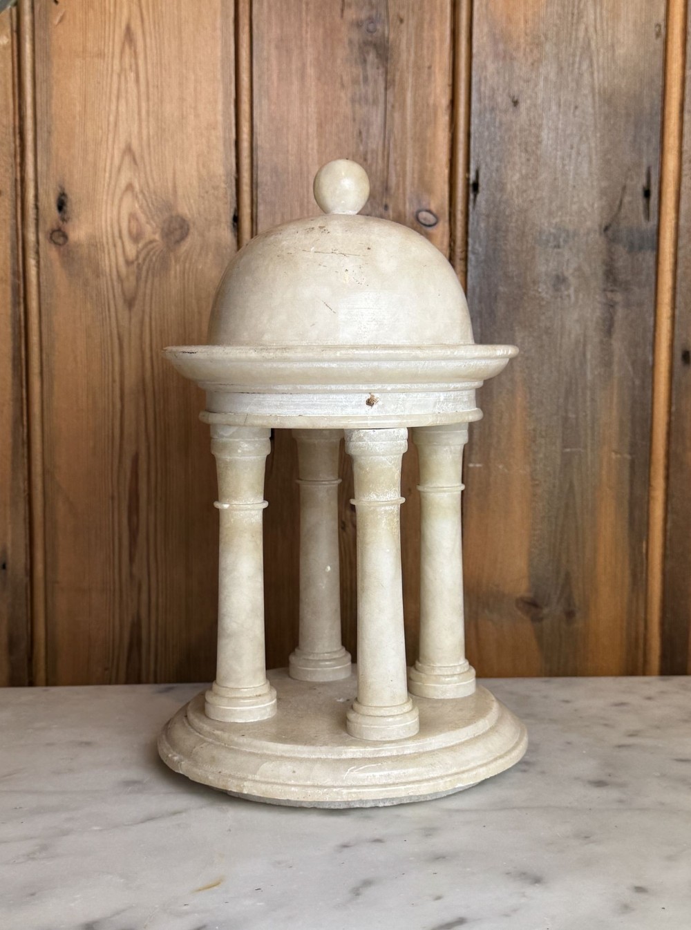 Italian Alabaster Model of a Rotunda