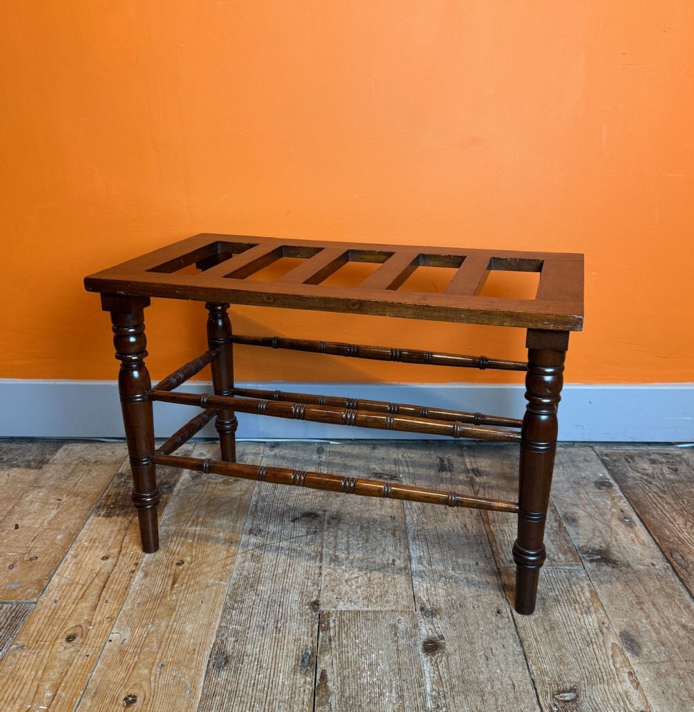 Victorian Mahogany Luggage Rack