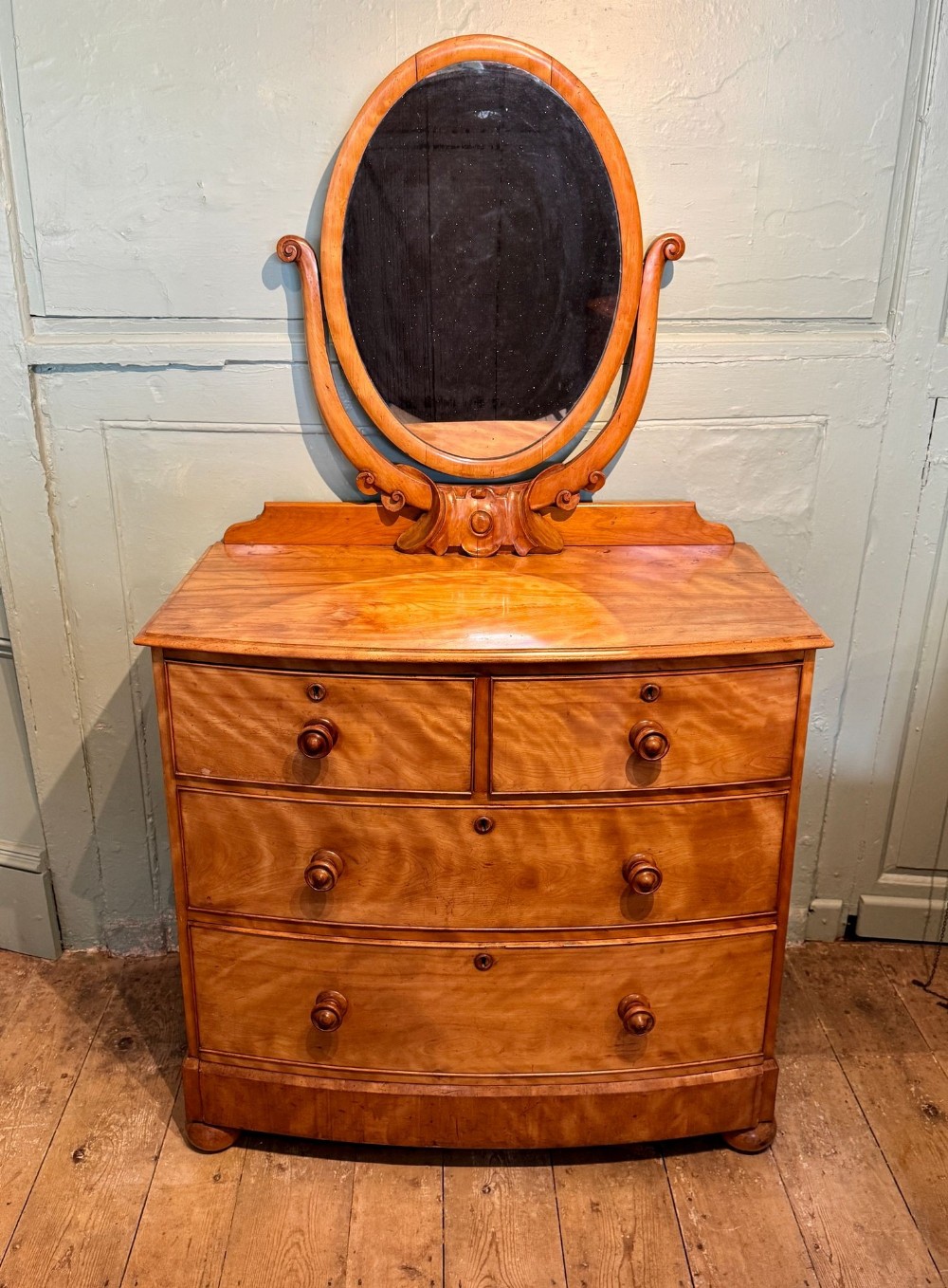 Victorian Satin Birch Dressing Chest
