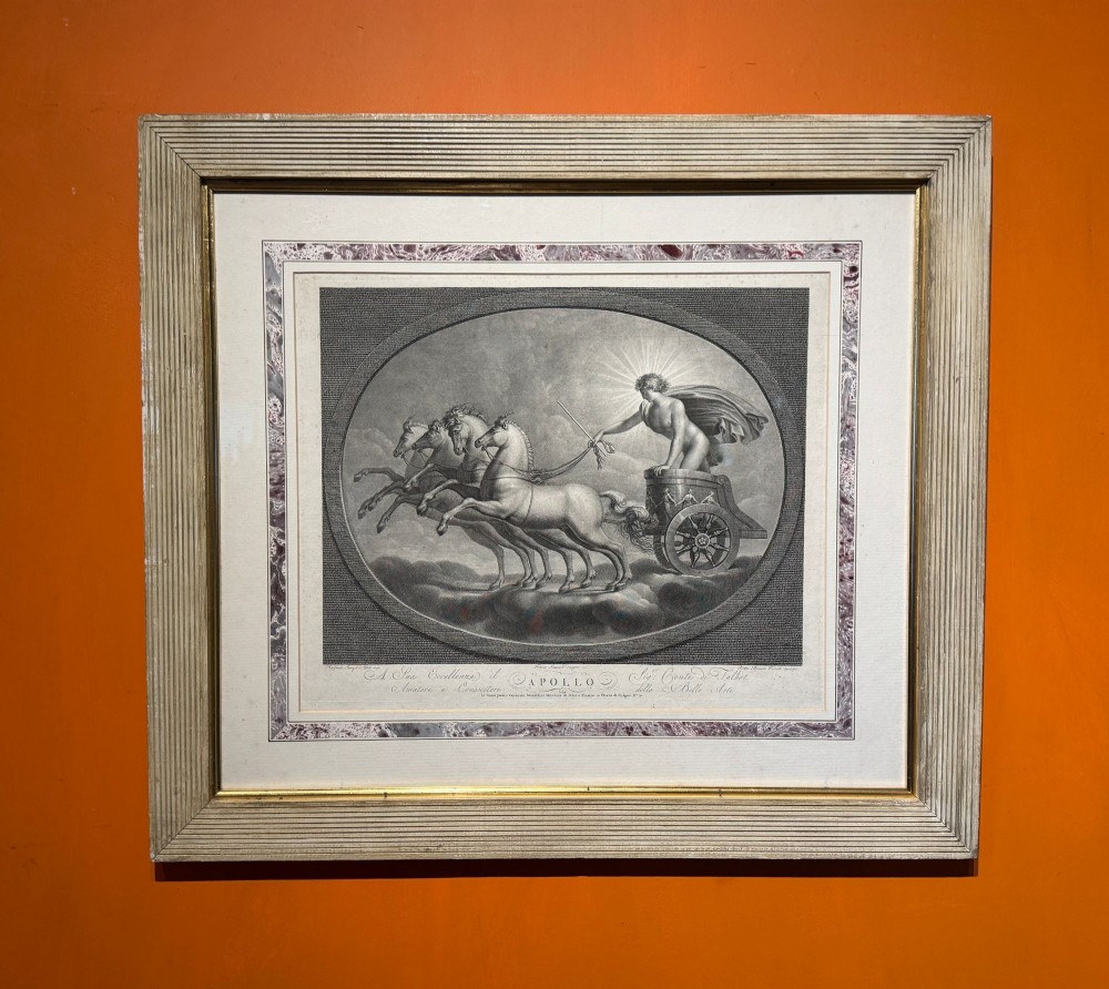 Set of Three 18th Century Classical Engravings, of Apollo, Diana & Saturn