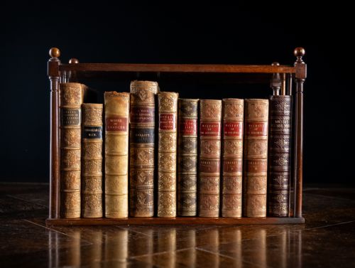 REGENCY MAHOGANY BOOK TRAY - ADDITIONAL PHOTO 3