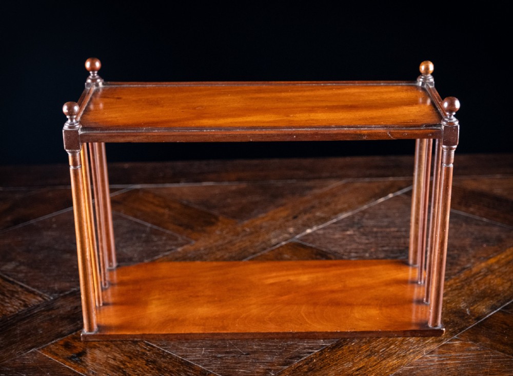 Regency Mahogany Book Tray View V