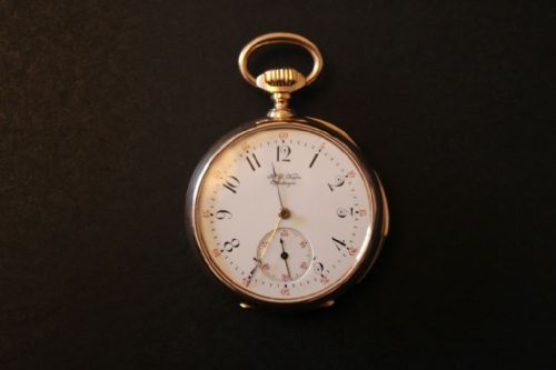 18 Carrat Gold Pocket Watch by H.r Ekegren - 5 Minute Repeater