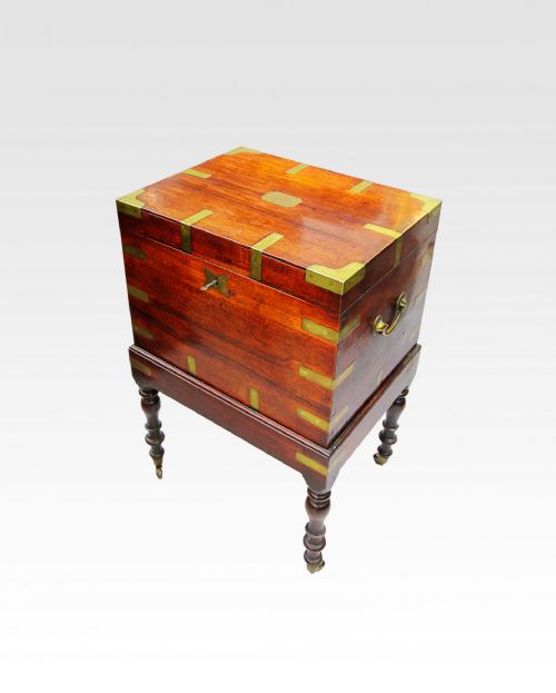 Regency Rosewood Campaign Wine Cooler on Stand