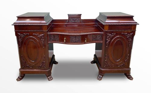 A Beautiful Victorian Carved Mahogany Sideboard