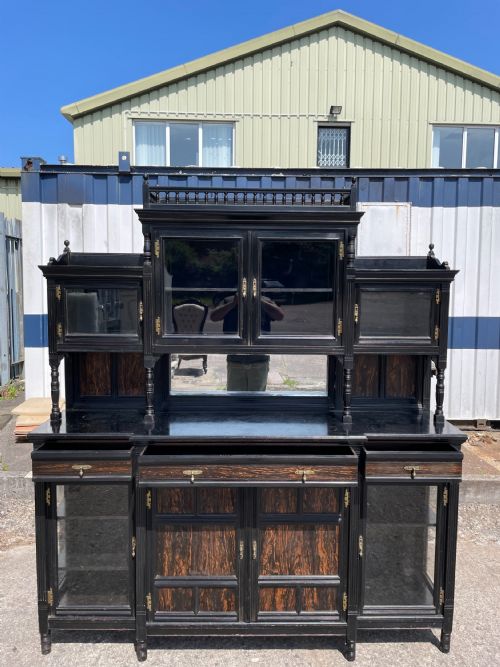 19th Century Aesthetic Movement Cabinet Stamped C Hindley & Sons London
