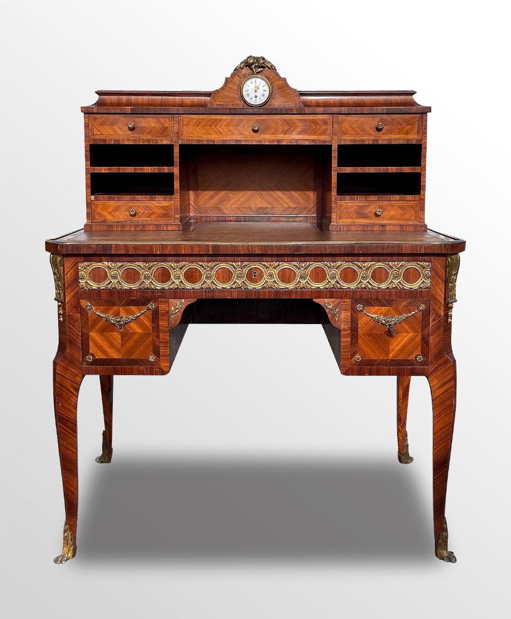 A BEAUTIFUL FRENCH KINGWOOD WRITING DESK