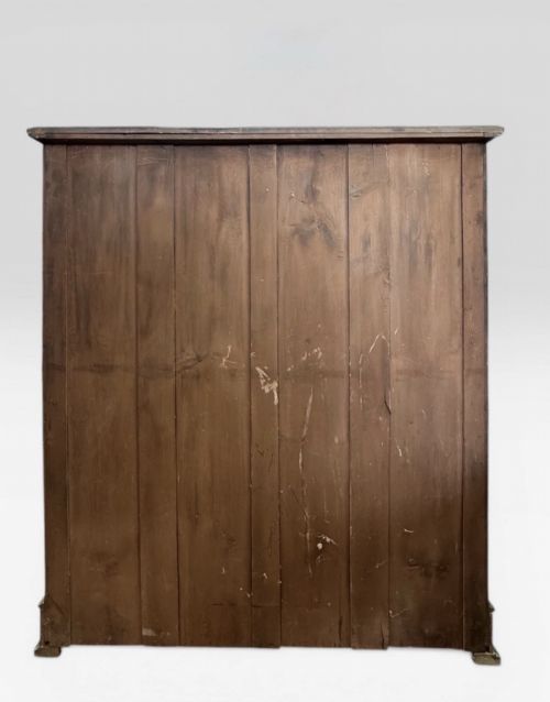 LARGE VICTORIAN MAHOGANY CHEST OF DRAWERS ANTIQUE 19TH CENTURY STORAGE UNIT - ADDITIONAL PHOTO 4