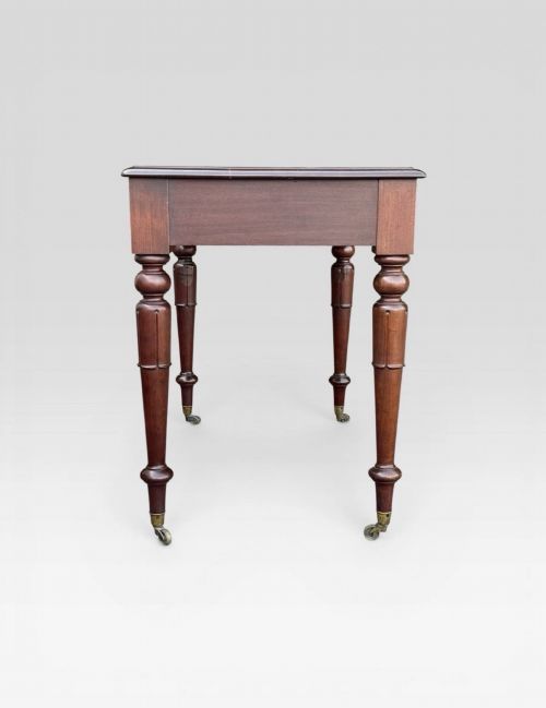 ANTIQUE MAHOGANY SIDE TABLE BY J A MEIN EDINBURGH CABINET MAKER VICTORIAN - ADDITIONAL PHOTO 2