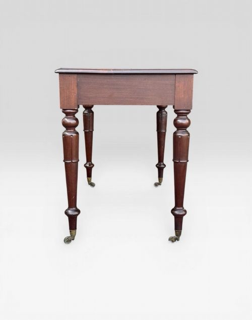 ANTIQUE MAHOGANY SIDE TABLE BY J A MEIN EDINBURGH CABINET MAKER VICTORIAN - ADDITIONAL PHOTO 3