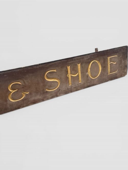 SET OF TWO HUGE 19TH CENTURY DEPARTMENT STORE SHOP SINGS - ADDITIONAL PHOTO 3