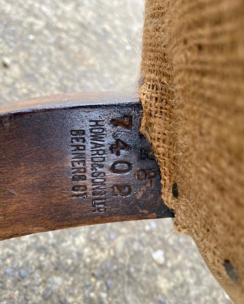 A HOWARD AND SONS INGLEBY ARMCHAIR - ADDITIONAL PHOTO 4