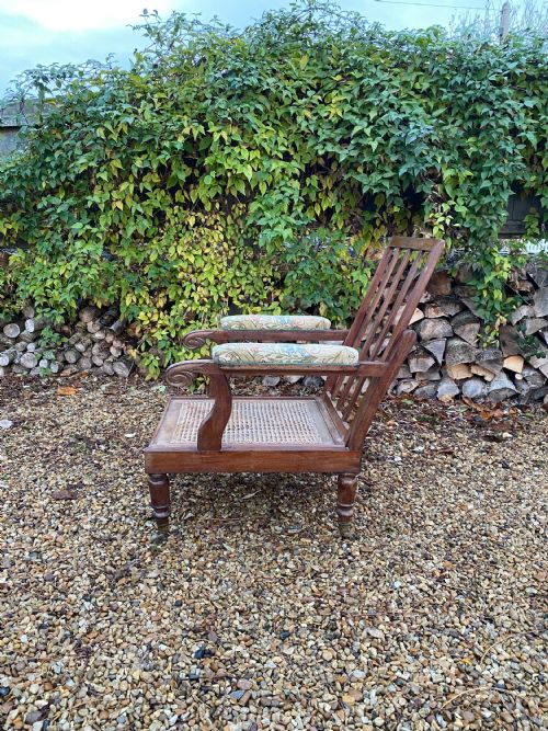 A WILLIAM THE IV CAMPAIGN CHAIR - ADDITIONAL PHOTO 1