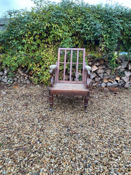 A WILLIAM THE IV CAMPAIGN CHAIR - ADDITIONAL PHOTO 3