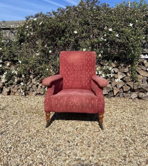 A HOWARD AND SONS WILLOUGHBY ARMCHAIR - ADDITIONAL PHOTO 2