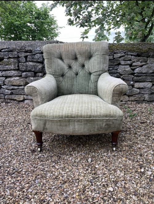 A GILLOWS ARMCHAIR - ADDITIONAL PHOTO 3