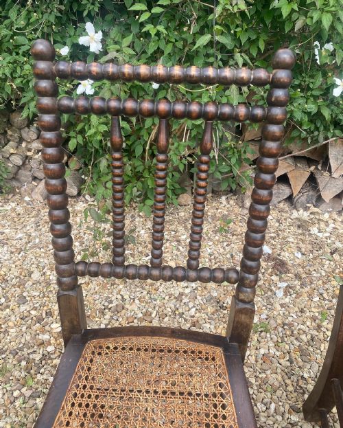 PAIR OF BOBBIN CHAIRS - ADDITIONAL PHOTO 4