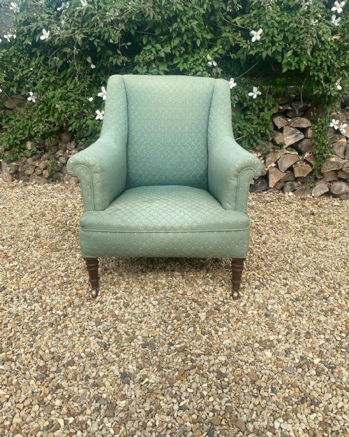 A VICTORIAN ARMCHAIR - ADDITIONAL PHOTO 1